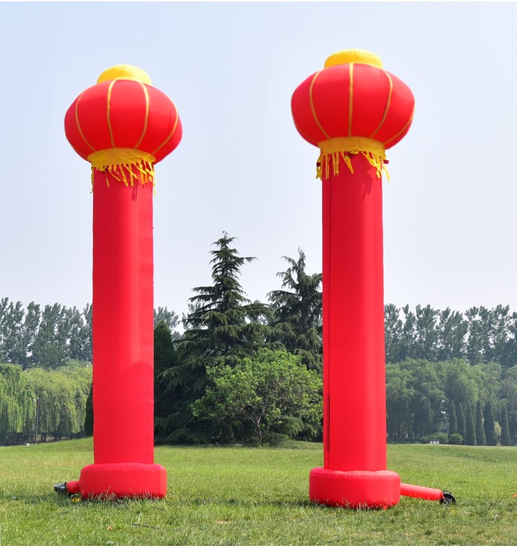 九龙坡庆典灯笼柱